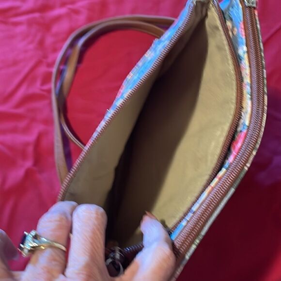 NWOT- Women's Rosetti Blue Floral Print Handbag Medium Sized - Picture 4 of 8